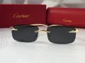 Cartier Мъжки слънчеви очила правоъгълни 3 цвята дамски унисек, снимка 6