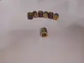 Декоративно месингово "цилиндърче" ф10х10 мм. , снимка 3