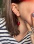 🍒Нови обеци черешки. Изключително атрактивни. Иде ти да ги изядеш 🙂 Като истински. 15 лв/ Еконт🍒 С т, снимка 8