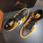 Nike Air Jordan 1 Mid Yellow Ochre Нови Оригинални Мъжки Кецове , снимка 3