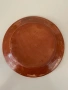 Maquenista Redondo Португалска флорална теракотена керамична чиния с подпис, снимка 9