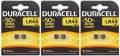 Duracell Плоска батерия LR44, 1.5V, 150mAh, алкална, 6 броя комплект
