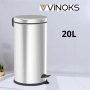 Кофа за смет с педал Vinoks 3/5/8/12/16/20л., инокс, снимка 8