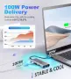UtechSmart USB C хъб, Ethernet многопортов адаптер 6 в 1 USB C към HDMI докинг станция, снимка 4