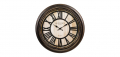Декоративен Стенен часовник, Винтидж дизайн, Черен - Бронз, снимка 1 - Стенни часовници - 36219396
