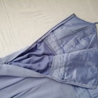 VILA y2k елегантна дамска рокля с дължина под коляното в син цвят р-р S, снимка 12 - Рокли - 44374973