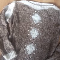 Пуловер с маниста, снимка 1 - Блузи с дълъг ръкав и пуловери - 44241517