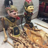 Индонезийски кукли №3836 , снимка 2 - Антикварни и старинни предмети - 40446645
