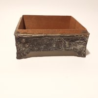 Японска стара кутийка метал и дърво Уникат Made in Japan, снимка 9 - Други ценни предмети - 41680068