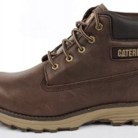 Обувки Caterpillar Founder dark brown, снимка 1 - Мъжки боти - 42489328