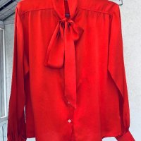 HAUTE COUTURE, висша мода блуза CÉLINE коприна, снимка 3 - Ризи - 41631443