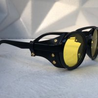 Carrera Мъжки слънчеви очила с кожа кръгли, снимка 9 - Слънчеви и диоптрични очила - 40539667