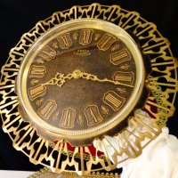 Стенен часовник Anker,позлатен месинг. , снимка 4 - Антикварни и старинни предмети - 41896274