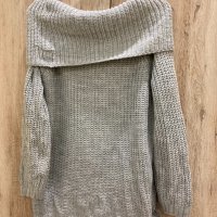 Дамски пуловер с голяма яка, снимка 2 - Блузи с дълъг ръкав и пуловери - 34415649