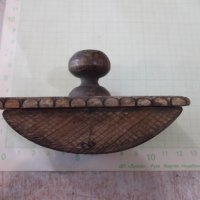 Попивателна дървена пирографирана стара, снимка 5 - Други ценни предмети - 36004762