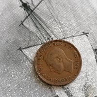 Монета - Великобритания - 1/2 (половин) пени | 1945г., снимка 2 - Нумизматика и бонистика - 42133723