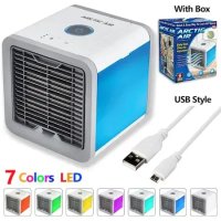 Мини климатик Air Cooler , въздушен охладител USB охлаждане, 12V USB, снимка 5 - Климатици - 41039631