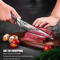 Нов Професионален остър кухненски нож 8 инча/Подарък Домакинство , снимка 6 - Други - 41587365