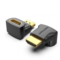 Преходник Адаптер HDMI Мъжко - HDMI Женско Ъглов на 90° Vention AIOB0 HDMI - HDMI M/F, снимка 1 - Кабели и адаптери - 36443212