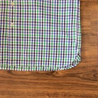 Tommy Hilfiger Мъжка памучна риза каре със стандартна кройка, снимка 5 - Ризи - 41561926