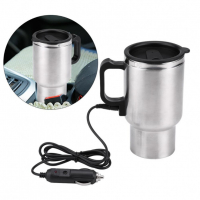 Електрическа Подгряваща чаша за кола автомобил 12v кафе чай термос, снимка 6 - Аксесоари и консумативи - 36153104
