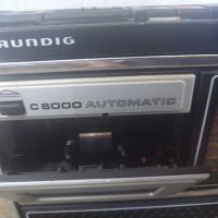 Радио касетофон GRUNDIG C 6000 Automatic за колекция. Germany 1974г. - 1978г. Работи само на радио. , снимка 8 - Радиокасетофони, транзистори - 42597315