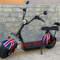 Електрически скутер ’Harley’ 1500W 60V+LED Дисплей+Преден LED фар+Bluetooth+Аларма+Габарити-2024г, снимка 1 - Мотоциклети и мототехника - 36385536