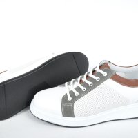 НОВО! Ефектни мъжки обувки от естествена кожа, снимка 4 - Спортно елегантни обувки - 40320680