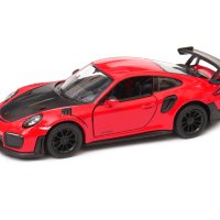 Porsche 911 GT2 RS - мащаб 1:36 на KinSmart моделът е нов в кутийка, снимка 6 - Колекции - 42687511