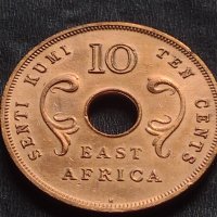 РЯДКА МОНЕТА 10 ten cents EAST AFRICA 1964г. за КОЛЕКЦИЯ 40408, снимка 2 - Нумизматика и бонистика - 42604888