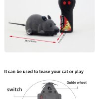 Забавна играчка Мишка/Плъх за котка с дистанционно управление , снимка 11 - За котки - 40917555