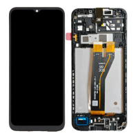 Дисплей с рамка за Samsung A14 5G /A146B, снимка 1 - Резервни части за телефони - 44550980