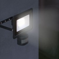 LED прожектори 24W 2250lm, с датчик за светлина и движение (бели / черни), снимка 4 - Прожектори - 40178197