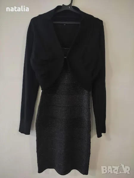 Рокля по тялото ! Подарък болеро , снимка 1