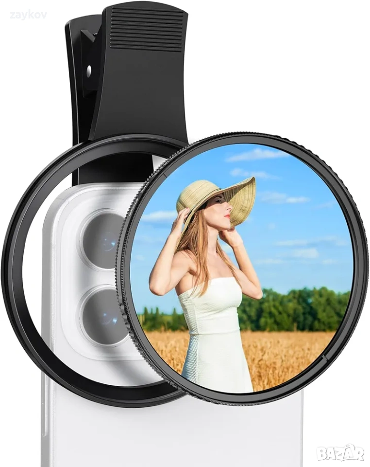 Комплект филтри за обектив за камера K&F Concept с 1/4 щипка и CPL, снимка 1