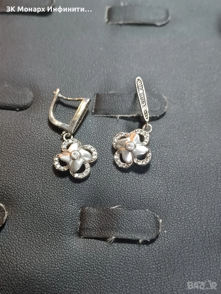 Сребърни Обици , снимка 1