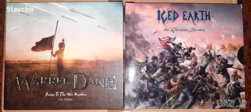 Компакт диск на -  ICED EARTH - GLORIOUS BURDEN , снимка 1