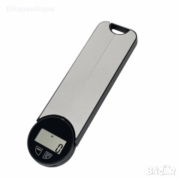 Кухненска везна сгъваема Rosberg, 5 кг., батерия CR2032 LCD екран, S/s, снимка 1