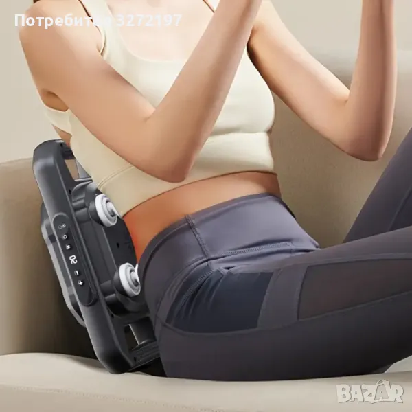 2024 USB Шестглав масажен пистолет за цялото тяло, презареждаема батерия, снимка 1