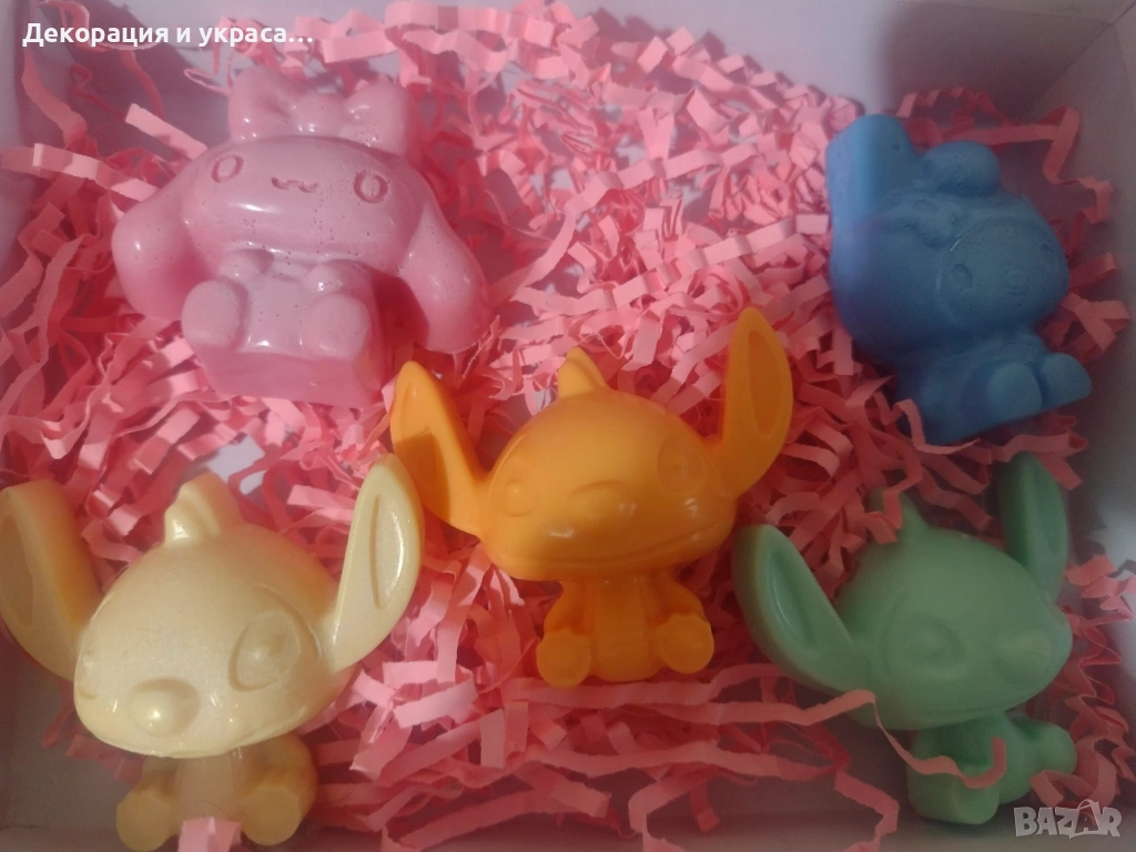 Забавни  детски сапунчета модел Стич, снимка 1