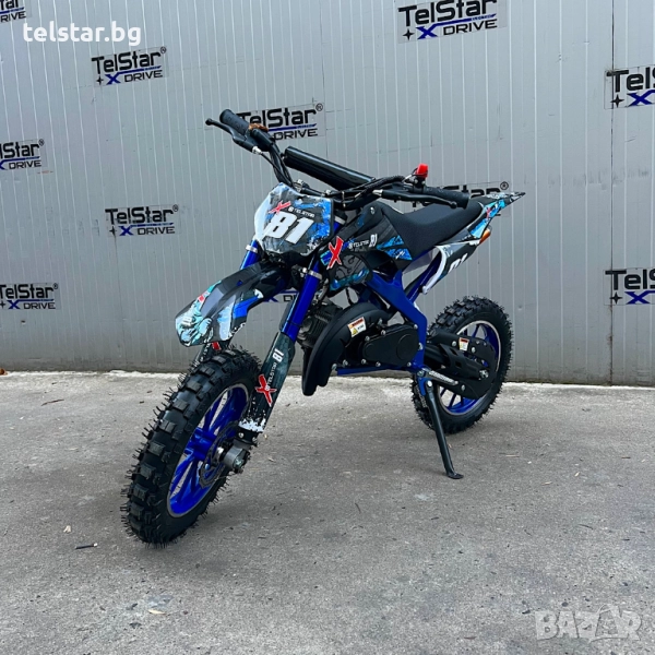 Детски кросов мотор 49 кубика Нов модел / DIRT BIKE 49cc с добавена функция "Лесен старт", снимка 1