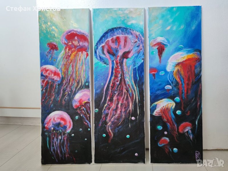 триптих "Океански дълбини", снимка 1