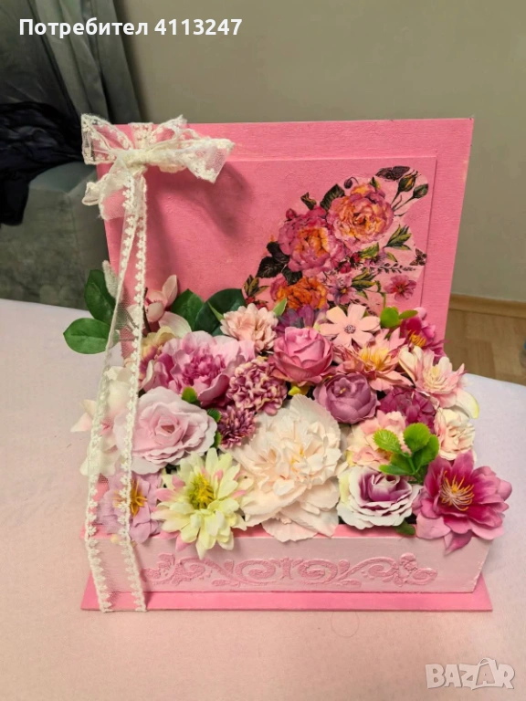 Ръчно изработена кутия , снимка 1