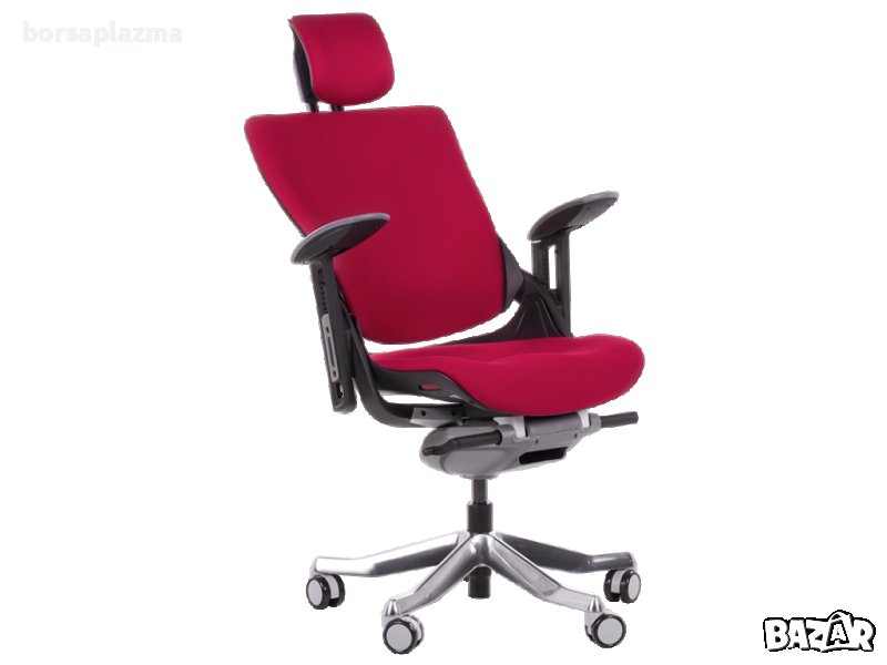 Ергономичен стол BRUNO - червен, снимка 1