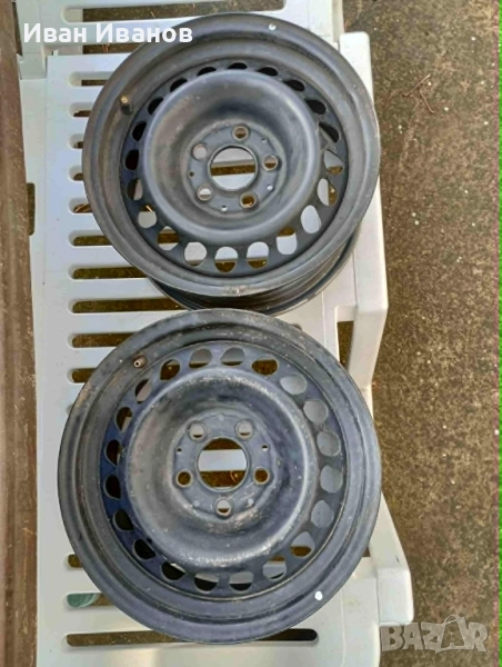 железни джанти за Мерцедес / Mercedes / 15 цола, снимка 1