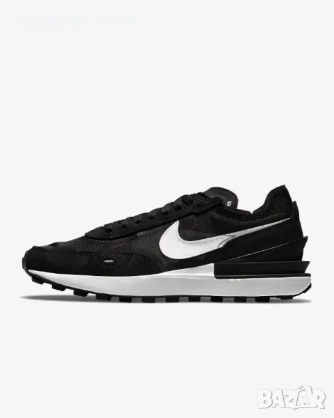 NIKE Waffle One Black White, снимка 1