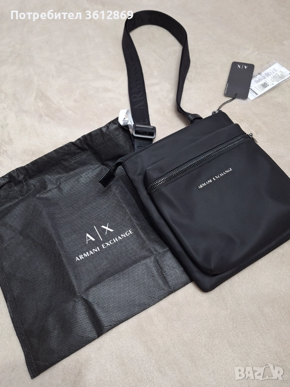 Мъжка оригинална чанта Armani Exchange, снимка 1