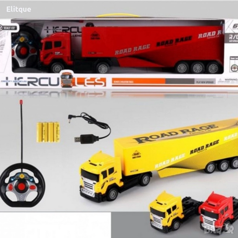 Камион с дистанционно управление Hercules Road Rage, снимка 1