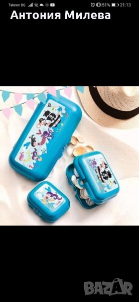 К-кт каменици с русалки на TUPPERWARE , снимка 1