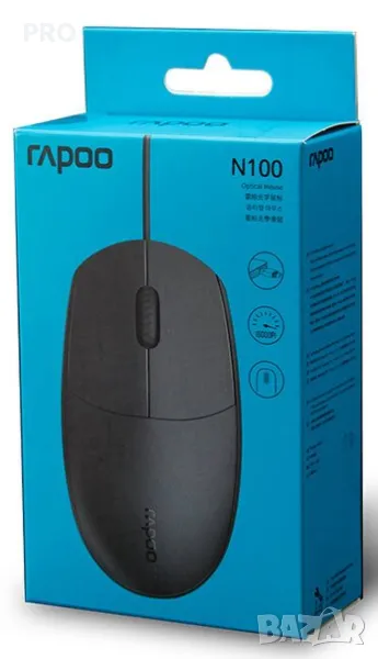 / Няма / Жична Мишка Rapoo N100 Wired Mouse 3 бутона, снимка 1